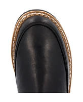 Georgia Boot Women's Black Buckle Chelsea Romeo