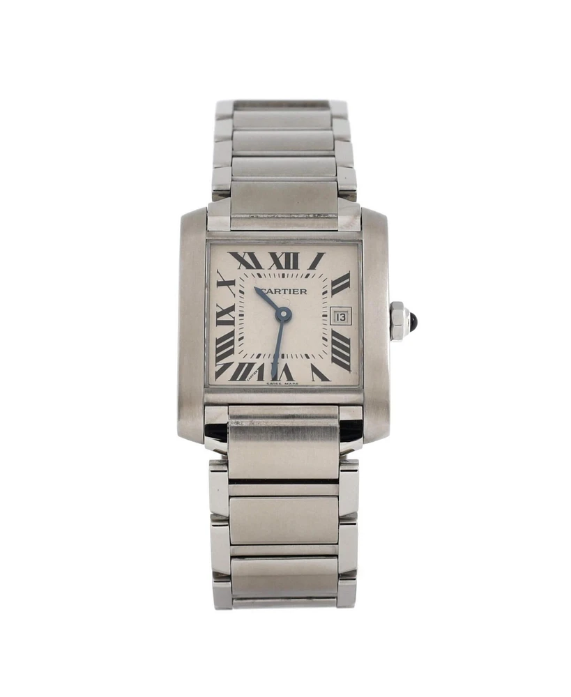 Pre-Owned Cartier Tank Francaise Quartz Watch in Stainless Steel 25mm