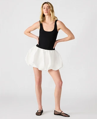 Steve Madden Women's Linnea Mixed-Media Mini Dress