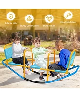 Outdoor Kids Seesaw Swivel Teeter for 3 to 8 Years Old