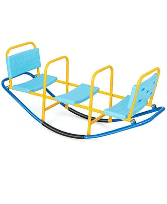 Outdoor Kids Seesaw Swivel Teeter for 3 to 8 Years Old