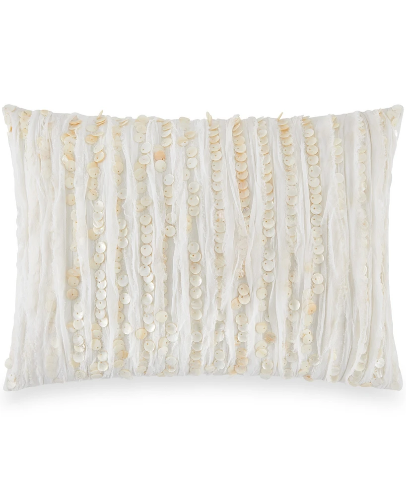Donna Karan Home Flutter Decorative Pillow, 14" x 20"