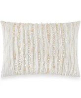 Donna Karan Home Flutter Decorative Pillow, 14" x 20"