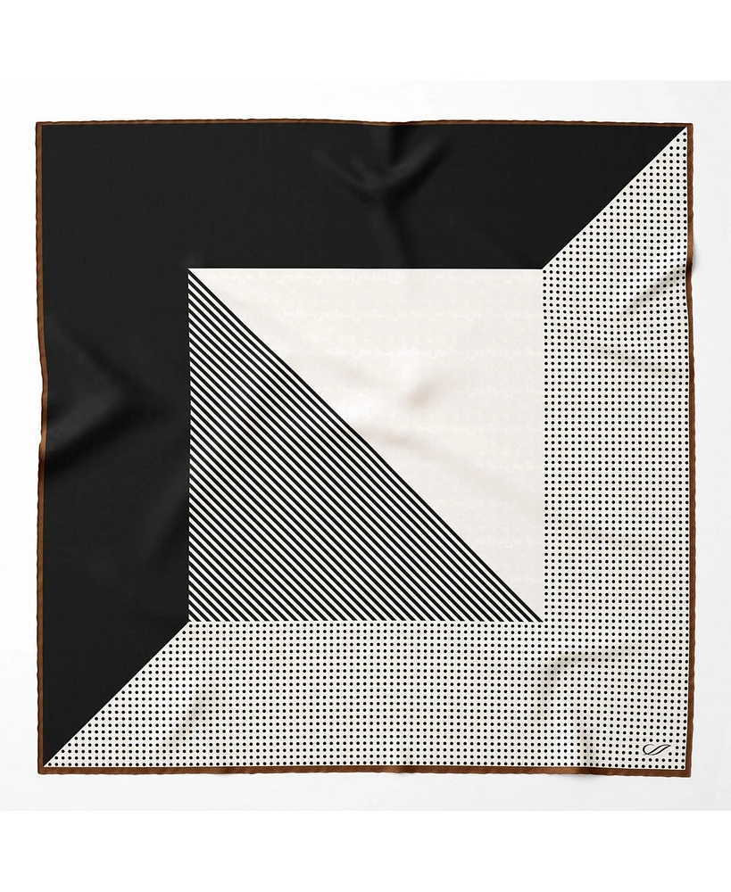 Elizabetta Men's Santino - Hand Rolled Silk Neckerchief for Men