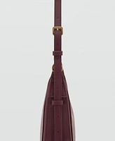 Mango Women's Oval Shoulder Bag
