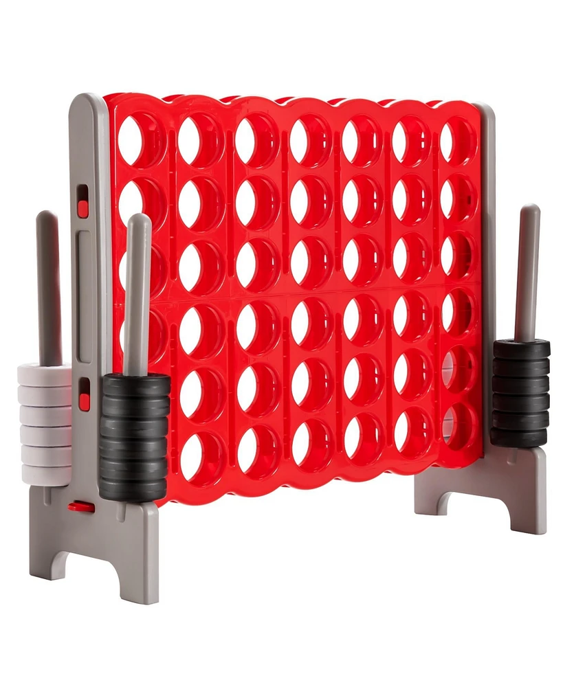 3.5 Feet Tall Jumbo 4-to-Score Giant Game Set with 42 Jumbo Rings