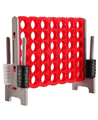 3.5 Feet Tall Jumbo 4-to-Score Giant Game Set with 42 Jumbo Rings
