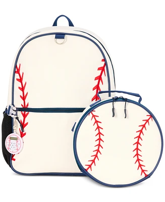 InMocean Boys Baseball Backpack, Keychain & Lunch Bag Set