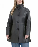 Bgsd Plus Sarai Leather Coat