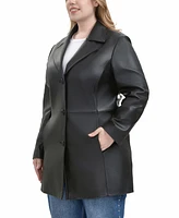Bgsd Plus Irina Leather Coat
