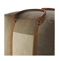 Comfortable Cotton Blend Ottoman for Home Decor and Relaxation