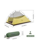 Naturehike Cloud-Up 1 Person Tent, Lightweight Backpacking Tents for One Man, Waterproof Ultralight One Person Tent for Camping Hiking Backpacking