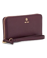 Nine West Lockup 9S Zip Around Wristlet