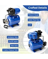 1200 W Garden Water Pump Shallow Well Pressurized Irrigation