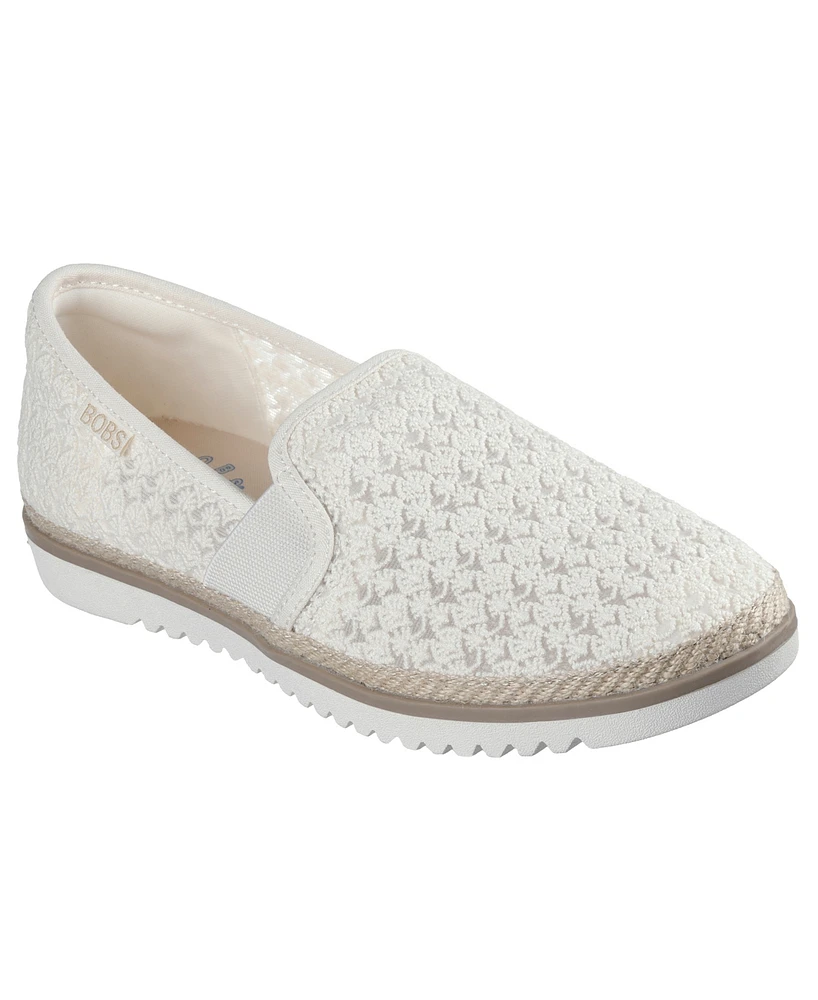 Skechers Women's Bobs Flexpadrille Lo - Too Ritz Slip-On Canvas Casual Sneakers from Finish Line
