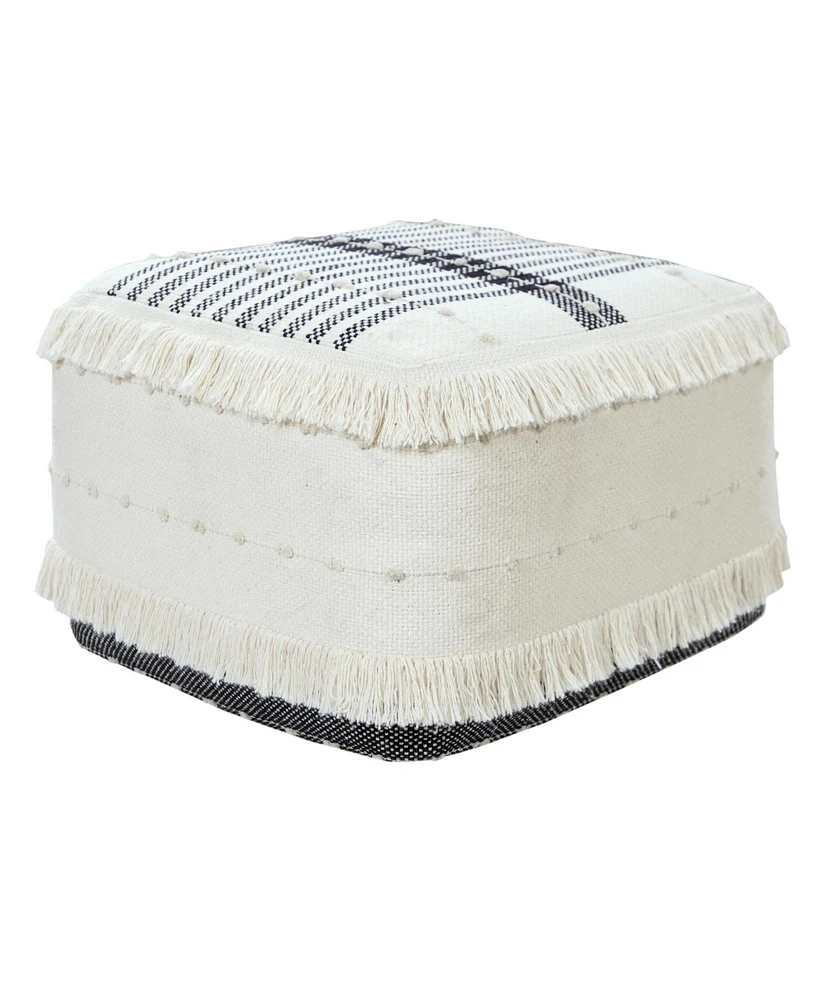 18" 100% Cotton Ottoman