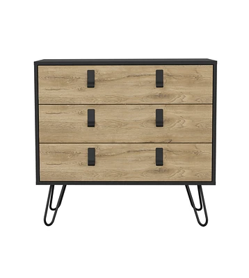 Three Drawer Dresser for Bedroom Organization and Storage Solutions