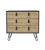Three Drawer Dresser for Bedroom Organization and Storage Solutions