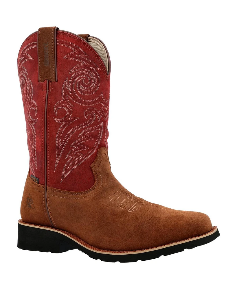 Rocky Men's MonoCrepe 12” Waterproof Western Boot
