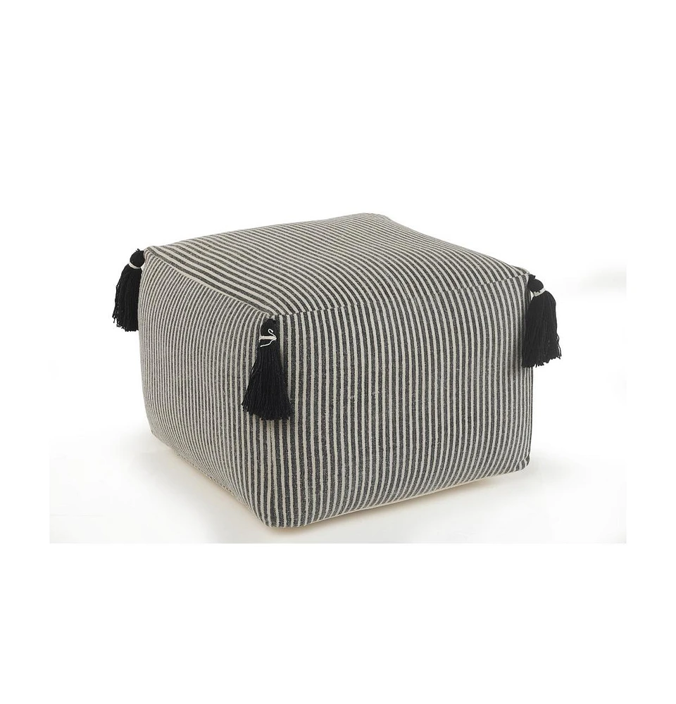 Cotton Ottoman for Footrest and Stylish Living Room Accent