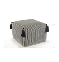 Cotton Ottoman for Footrest and Stylish Living Room Accent