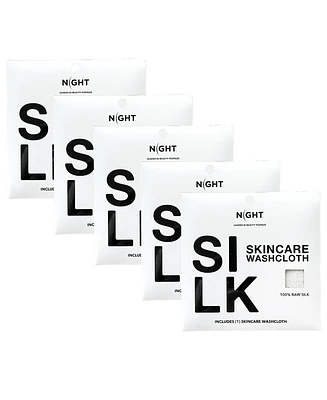 Raw Silk Skincare Washcloths