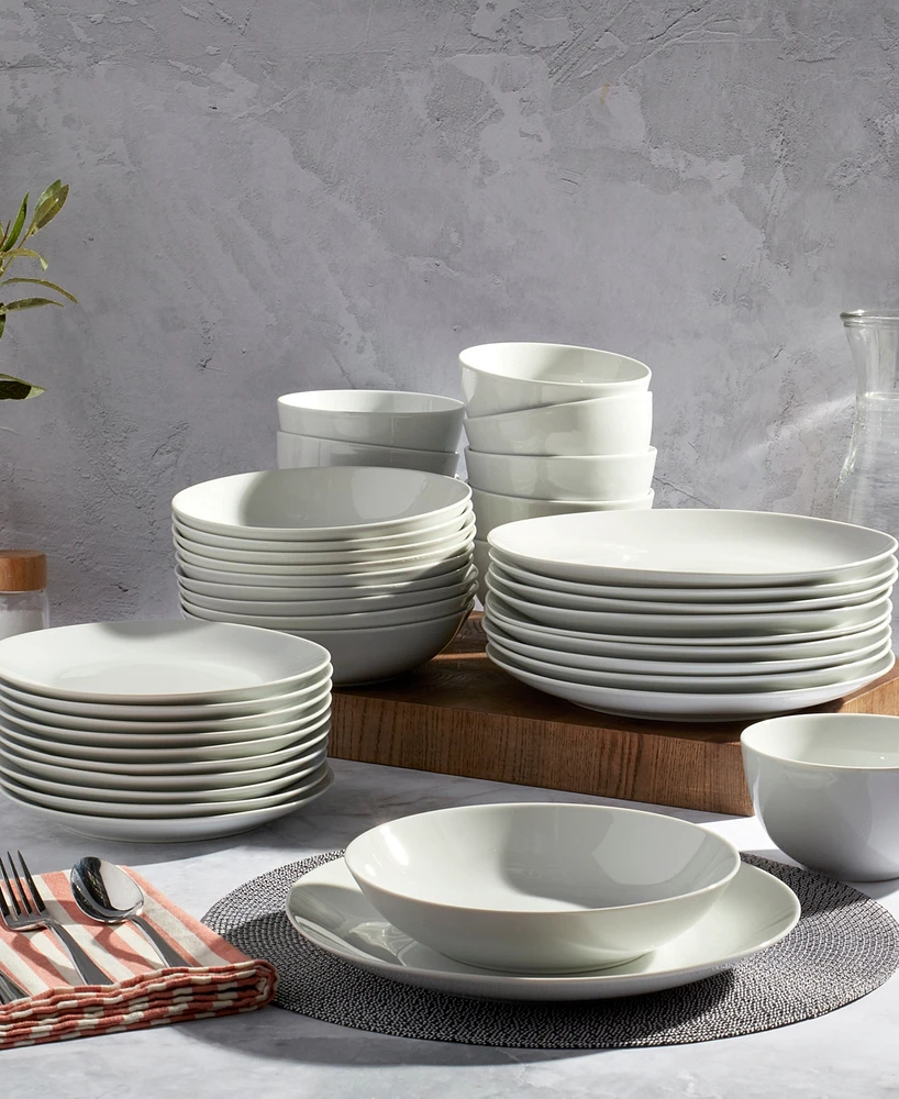 Tabletops Gallery Round 40 Pc. Dinnerware Set, Service for 10