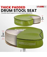 5 Core Drum Throne Padded Guitar Stool Saddle Drummer Seat for Adults & Kids