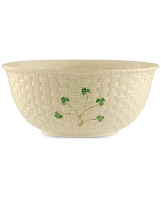 Belleek Pottery Shamrock Mixing Bowl