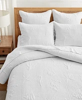 Levtex Cross Stitch Sea Textured -Pc. Quilt Set