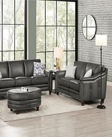 Hydeline Belfast 67" Top Grain Leather Loveseat