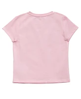 Guess Big Girl Short Sleeve with Shiny Foil Print Logo T-Shirt