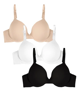 Fruit of the Loom Women's 3-Pack T-Shirt Bra