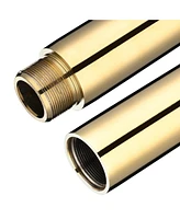 Yescom 11 Ft Gold Spinning Static Dancing Pole Kit w/ Extensions Fitness Dance Exercise