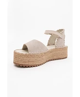 Serez Leather Platform Espadrilles Sandal (Women)