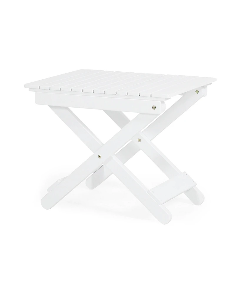 Outdoor Acacia Wood Folding Wooden Side Table