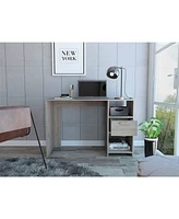 Sturdy Computer Desk with Large Work Surface and Drawers