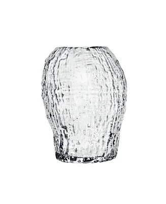 Nude Glass Clear Small Molten Vase