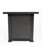 28inch Square Fire Pit Table