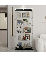 Tempered Glass Cabinet w/ Led