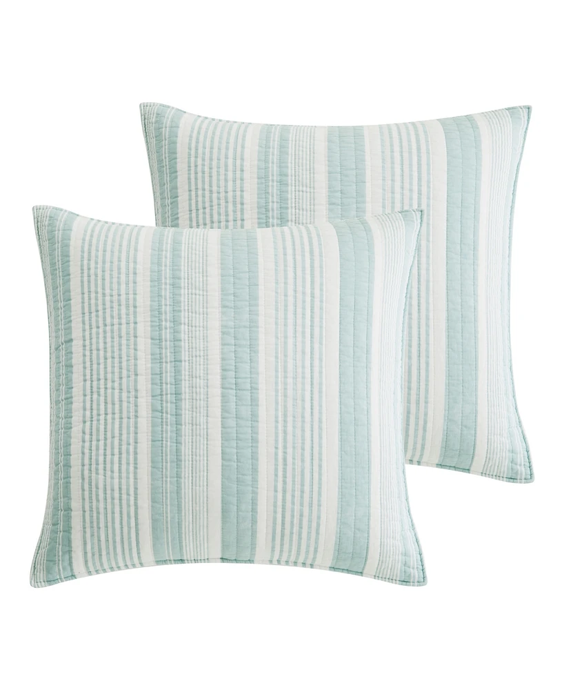 Levtex Aqua Breeze 2-Pc. Sham Set, European