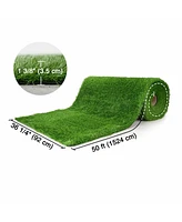 Yescom 8pcs 50x3 Ft Artificial Grass Turf 1.38" Fake Grass Rug Indoor Batting Tunnels Outdoor Synthetic Lawn