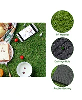 Yescom 4pcs 65x5 Ft Artificial Turf Grass Rug Gym Turf Indoor Outdoor Event Balcony Deck Patio