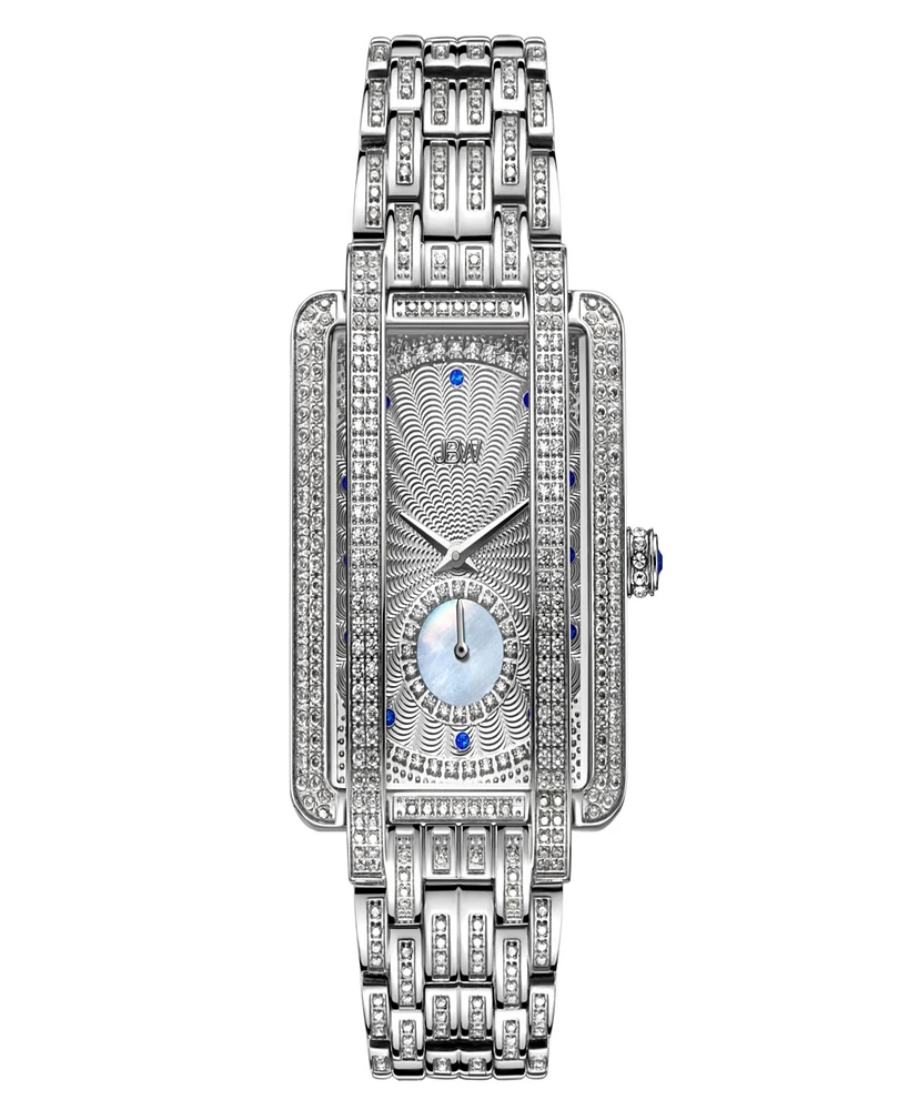 Jbw Women's Mink Platinum Series Diamond Stainless Steel Watch, 28mm