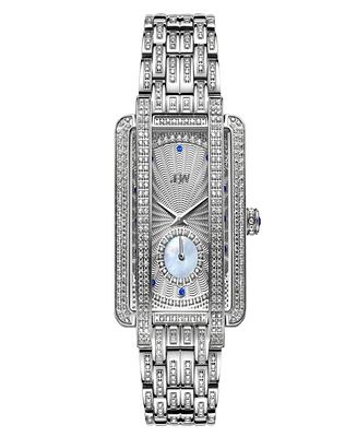 Jbw Women's Mink Platinum Series Diamond Stainless Steel Watch, 28mm