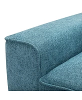 79.5" Modern Fabric Sofa with Plush Cushions, Sleek Arm Design, and Sturdy Solid Wood Frame – Comfortable Seating for Living Room