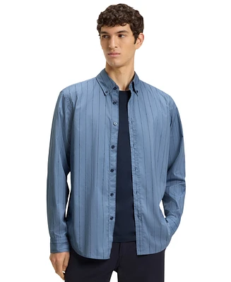 Boss by Hugo Men's Printed Cotton Poplin Dress Shirt