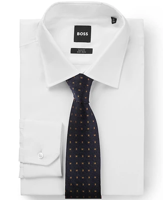 Boss by Hugo Boss Men's Silk Jacquard Patterned Tie
