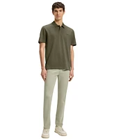 Boss by Hugo Men's Patterned Collar Cotton-Pique Polo Shirt