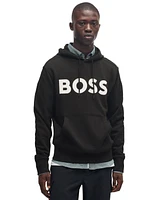 Boss by Hugo Men's Cotton Terry Relaxed-Fit Hoodie